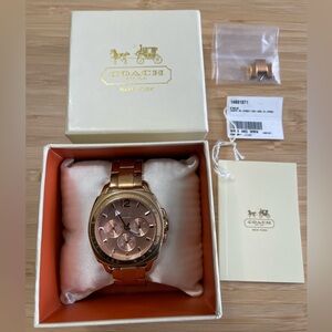 Coach Rose Gold Plated Watch